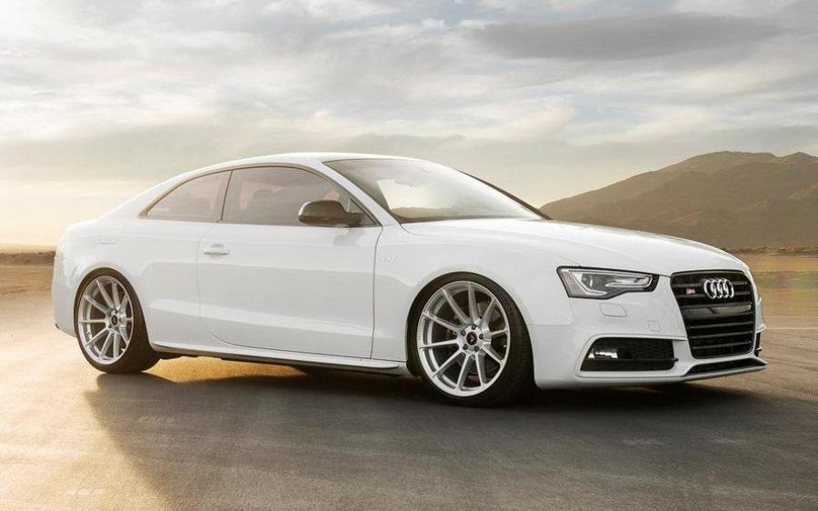Audi S5 Coupe White on Vorsteiner Wheels (V-FF 102) '2016